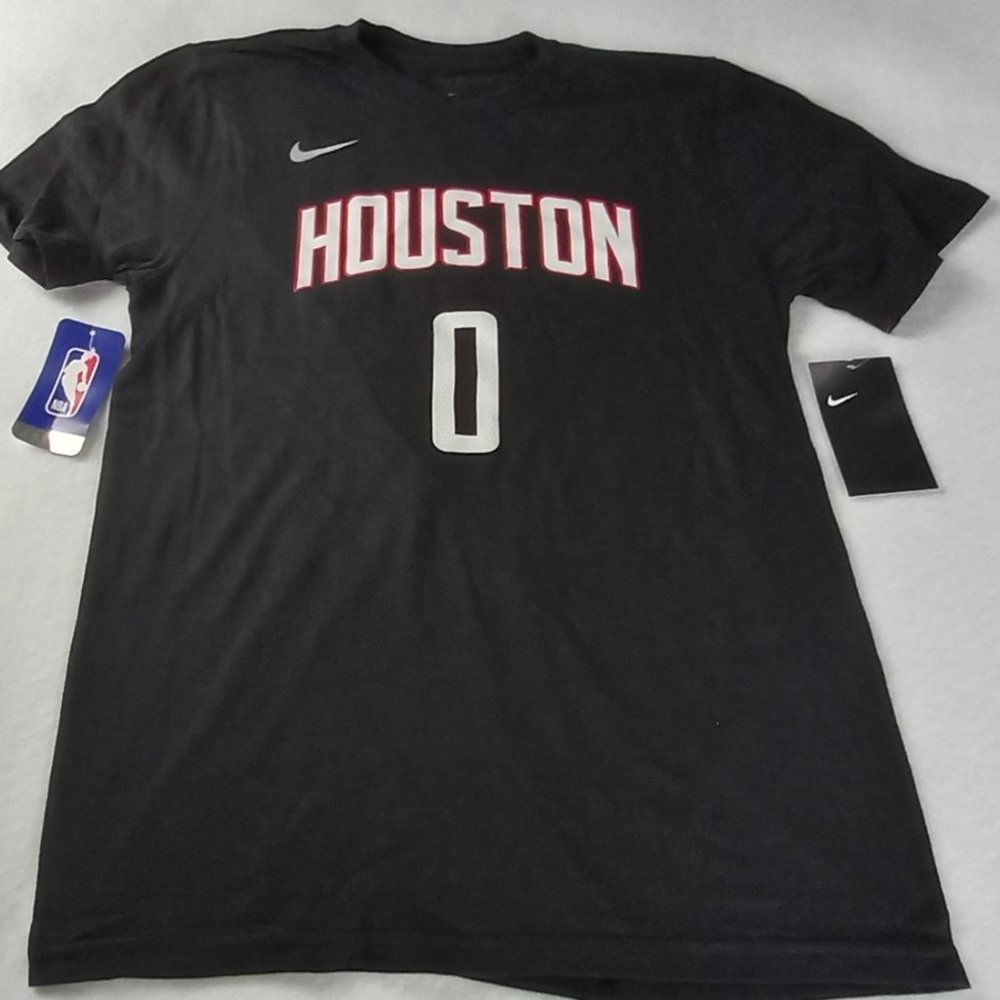 Boys Houston Rockets NBA Westbrook # 0 Youth short sleeve t-shirt size large 14